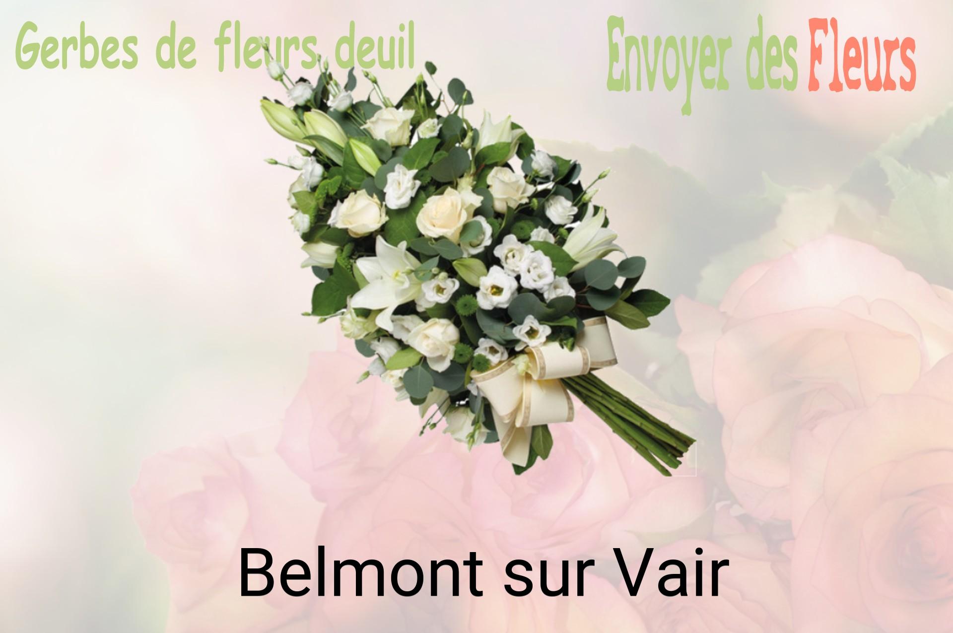 Gerbe de fleurs de deuil livrée à Belmont-sur-Vair